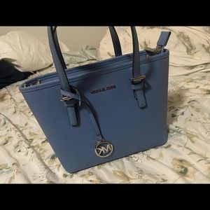 Blue top handle bag Michael Kors